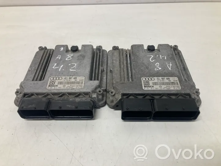 Audi A8 S8 D3 4E Calculateur moteur ECU 4E1907409