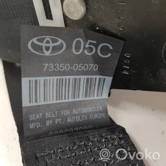 Toyota Avensis T270 Keskipaikan turvavyö (takaistuin) 7335005070