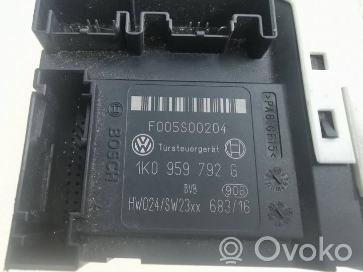 Volkswagen PASSAT B6 Priekšpusē loga pacēlāja motoriņš 1K0959792G