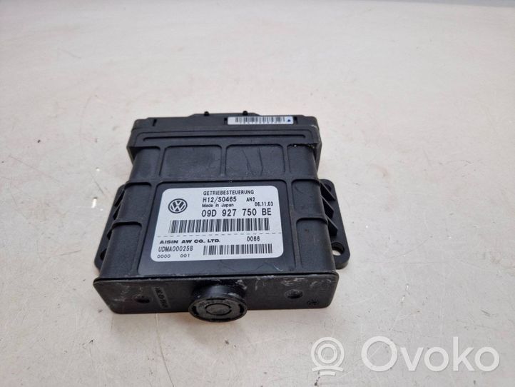 Volkswagen Touareg I Gearbox control unit/module 09D927750BE