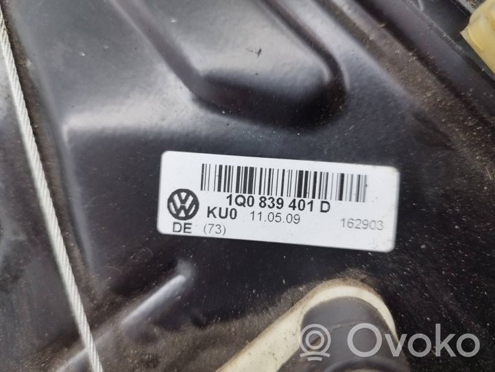 Volkswagen Eos Takaoven ikkunan nostin moottorilla 1Q0959811B