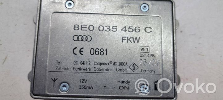 Audi A6 S6 C6 4F Module unité de contrôle d'antenne 8E0035456C