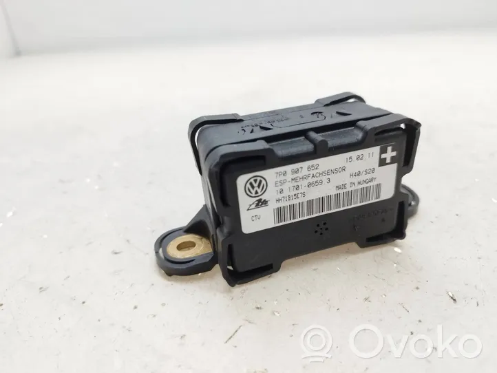 Volkswagen Touareg II ESP acceleration yaw rate sensor 7P0907652