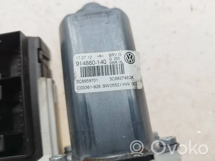 Volkswagen PASSAT CC Moteur de lève-vitre de porte avant 3C0959793C