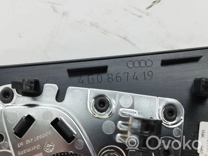 Audi A6 S6 C7 4G Moldura del tarjetero del panel de la puerta trasera 4G0867419