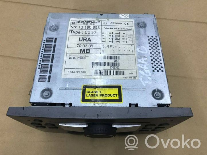 Opel Tigra B Radio/CD/DVD/GPS-pääyksikkö 13190853