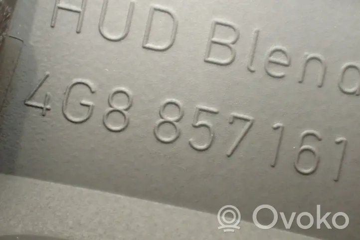 Audi A7 S7 4G Garniture contour d'écran affichage 4G8857161