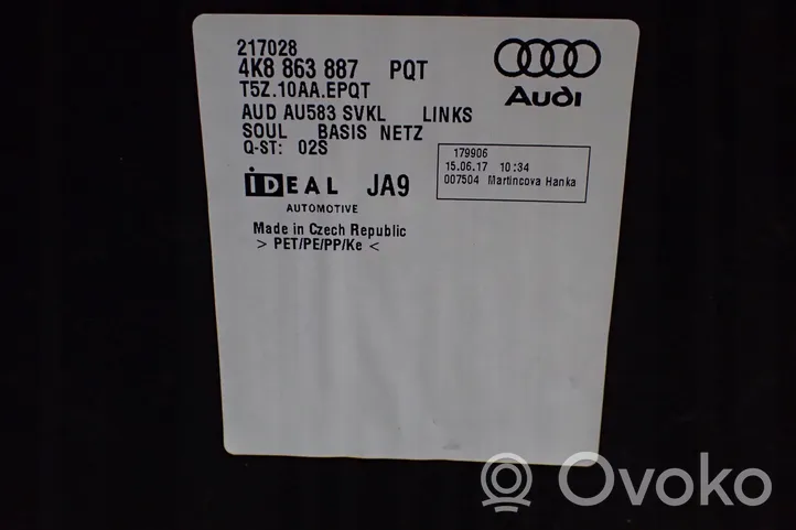 Audi A7 S7 4K8 Rivestimento pannello laterale del bagagliaio/baule 4K8863887