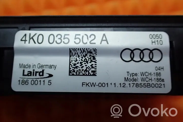 Audi A7 S7 4K8 Modulo di ricarica wireless 4K0035502A