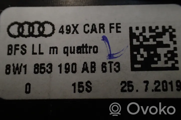 Audi A4 S4 B9 8W Paneelin lista 8W1853190AB