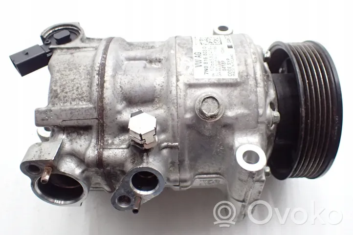 Volkswagen Sharan Air conditioning (A/C) compressor (pump) 7N0816803D