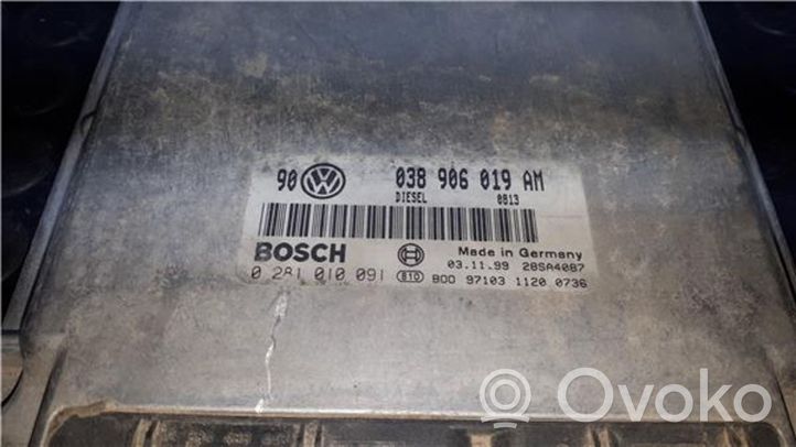 Volkswagen Bora Autres unités de commande / modules 038906019AM