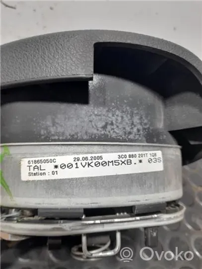 Volkswagen PASSAT B6 Ohjauspyörän turvatyynyn kansi 3C0880201T