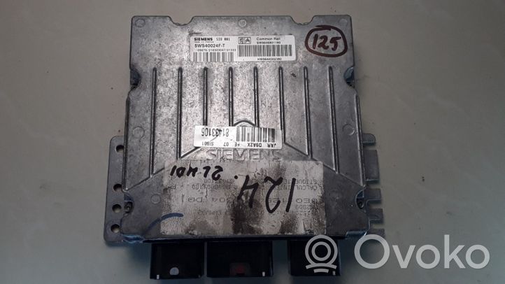 Peugeot 406 Sterownik / Moduł ECU 5WS40024FT