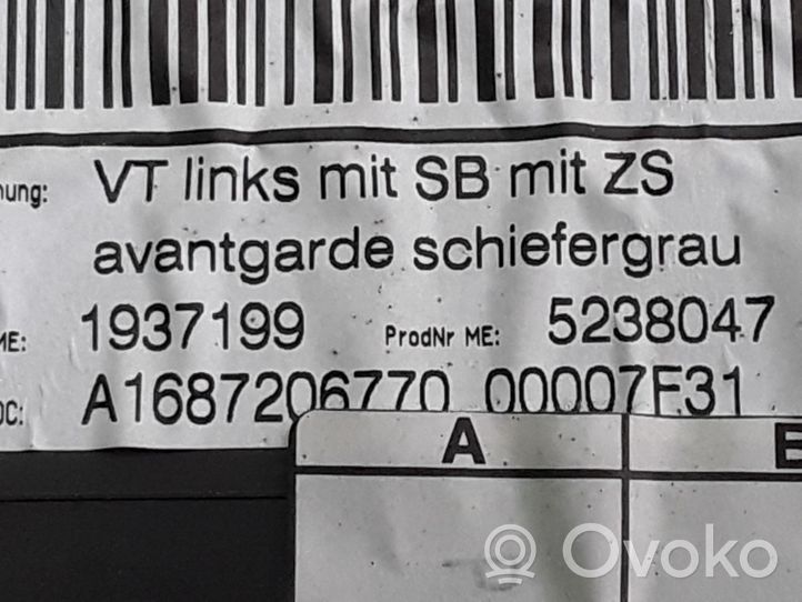 Mercedes-Benz A W168 Istuimien ja ovien verhoilusarja A1687206870