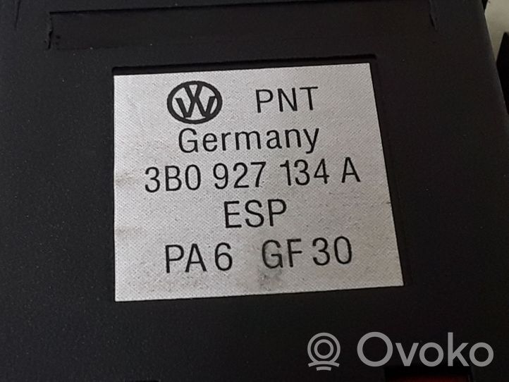 Volkswagen PASSAT B5.5 Interruttore ESP (controllo elettronico della stabilità) 3B0927134A