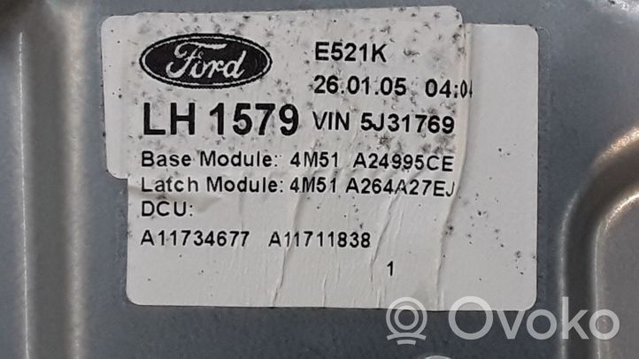 Ford Focus Rear door manual window regulator 4M51A24995CE