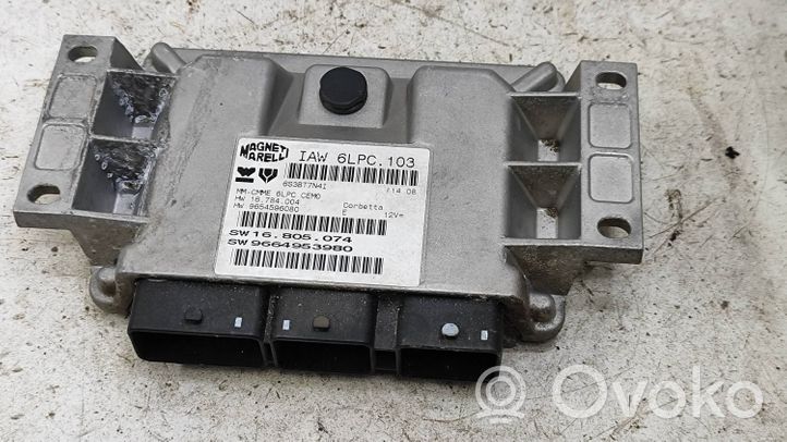 Citroen C3 Moottorin ohjainlaite/moduuli 9654596080