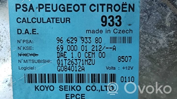 Citroen C3 Ohjaustehostimen ohjainlaite/moduuli 9662993380