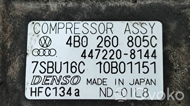 Volkswagen PASSAT B5.5 Compressore aria condizionata (A/C) (pompa) 4472208144