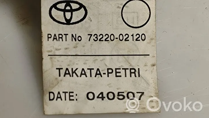 Toyota Auris 150 Etuistuimen turvavyö 7322002120