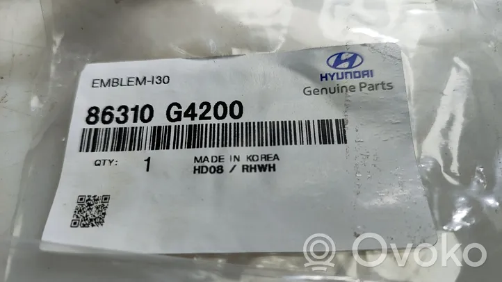 Hyundai i30 Emblemat / Znaczek 86320G4200
