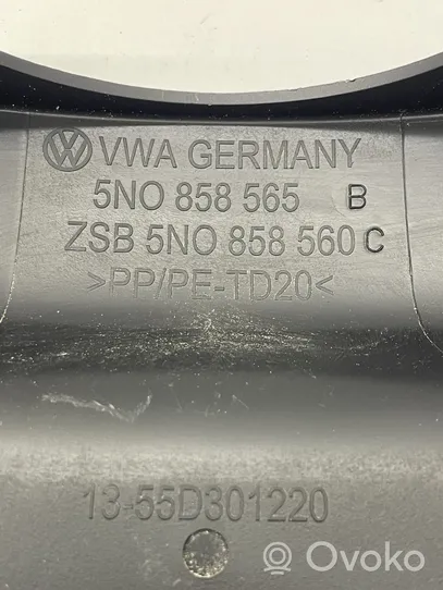 Volkswagen Golf VI Ohjauspyörän pylvään verhoilu 5N0858565B