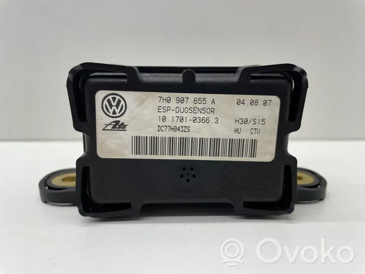 Volkswagen Golf V Capteur de vitesse de lacet d'accélération ESP 7H0907655A