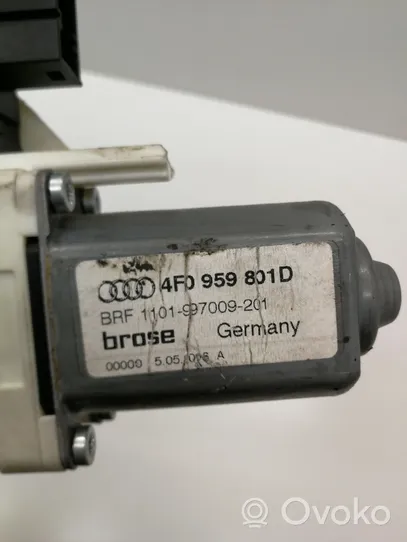 Audi A6 S6 C6 4F Front door window regulator motor 4F0959801D