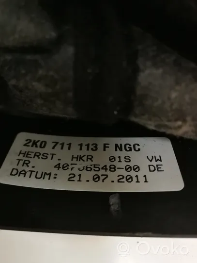 Volkswagen Caddy Ātrumu pārslēgšanas sviras dekoratīvā apdare (āda, uzgalis) 2K0711113F