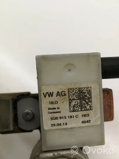 Volkswagen Golf VII Câble négatif masse batterie 5Q0915181C