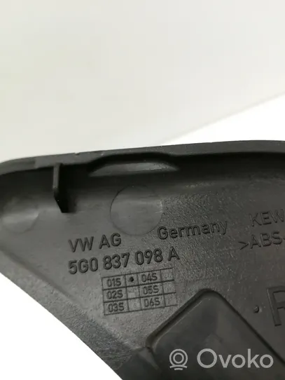 Volkswagen Golf VII Inne elementy wykończeniowe drzwi przednich 5G0837098A