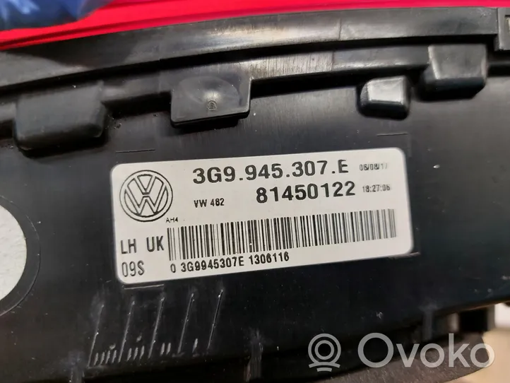 Volkswagen PASSAT B8 Luci posteriori del portellone del bagagliaio 3G9945307E