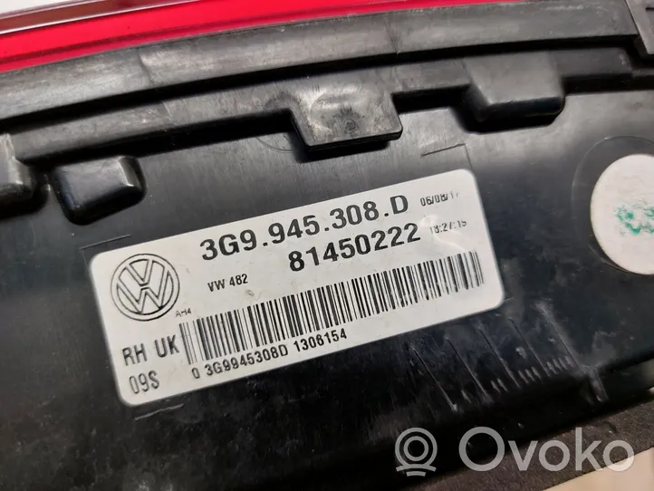 Volkswagen PASSAT B8 Luci posteriori del portellone del bagagliaio 3G9945308D