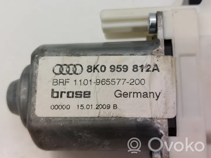 Audi A4 S4 B8 8K Rear door window regulator motor 8K0959812A