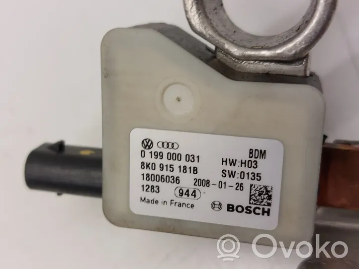 Audi A4 S4 B8 8K Negative earth cable (battery) 8K0915181B