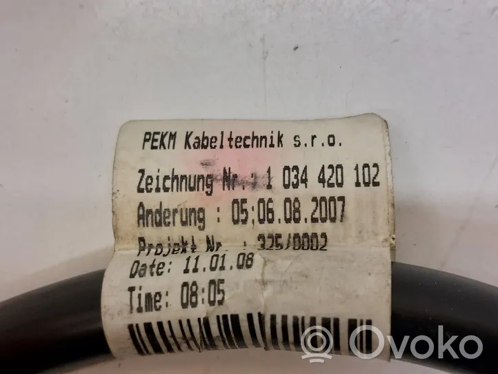 Audi A4 S4 B8 8K Minus / Klema / Przewód akumulatora 8K0915181B