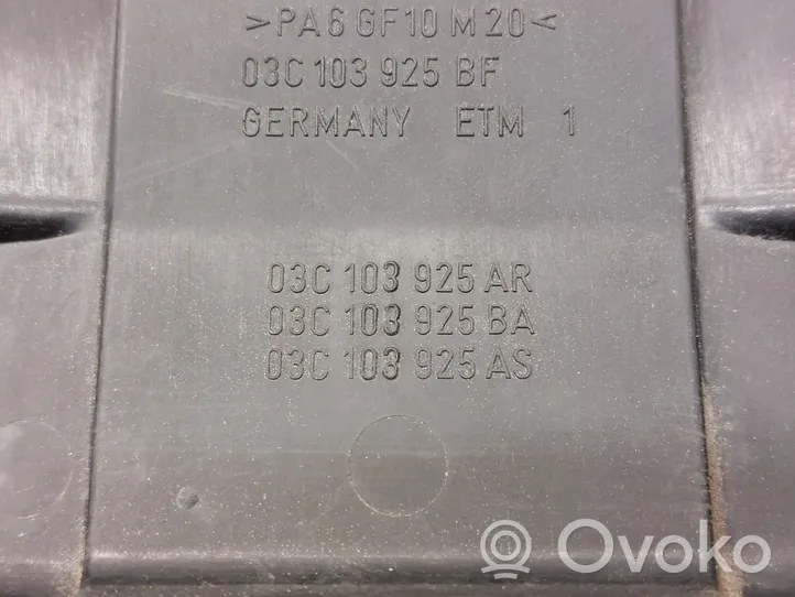 Volkswagen Eos Couvercle cache moteur 03C103925BF
