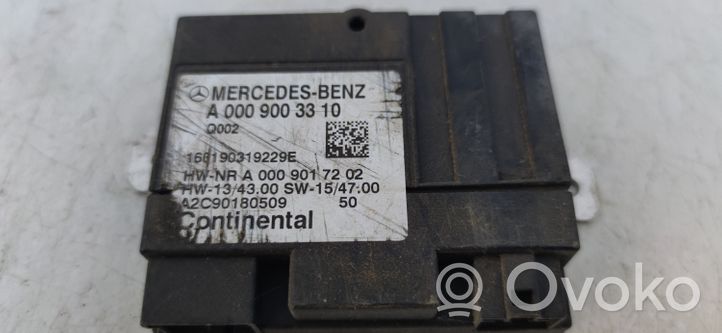 Mercedes-Benz C AMG W205 Unidad de control/módulo de la bomba de inyección de combustible A0009003310