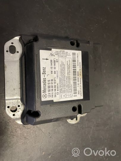 Mercedes-Benz GL X166 Module de contrôle airbag A1669001916