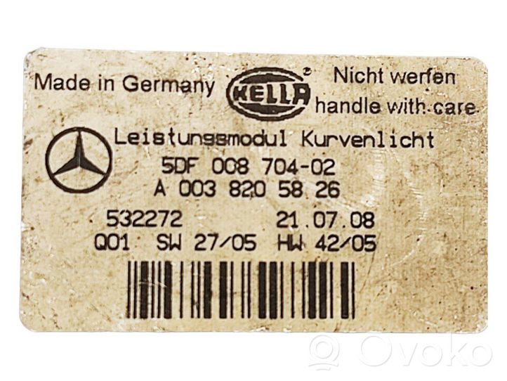 Mercedes-Benz R W251 Module de ballast de phare Xenon A0038205826