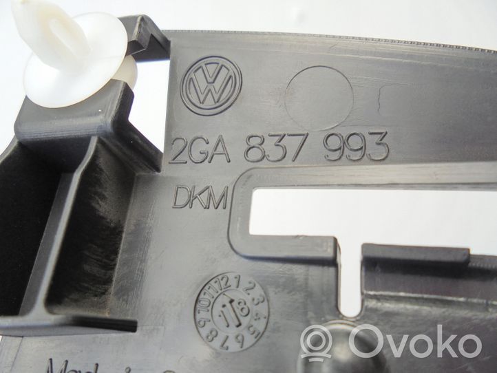 Volkswagen T-Roc Moldura protectora de plástico del espejo lateral 2GA837993