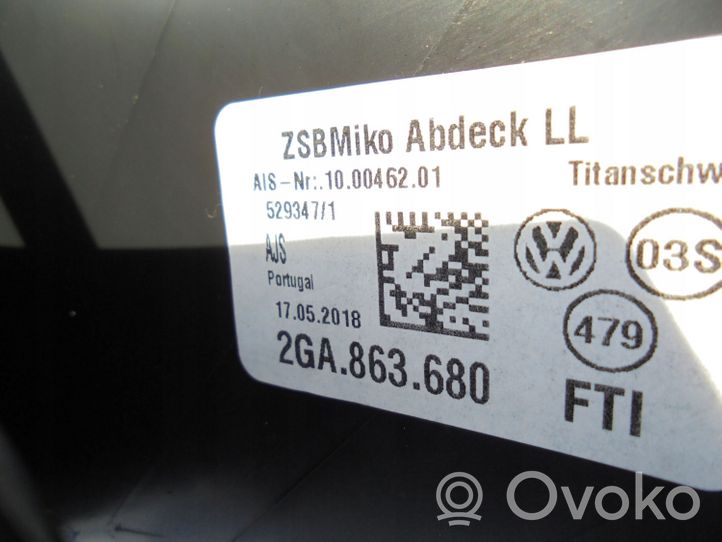 Volkswagen T-Roc Tunel środkowy 2GA863680