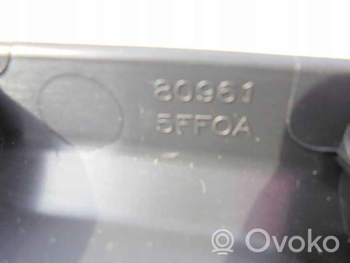 Nissan Micra K14 Rivestimento pulsantiera finestrino della portiera anteriore 809615FF0A