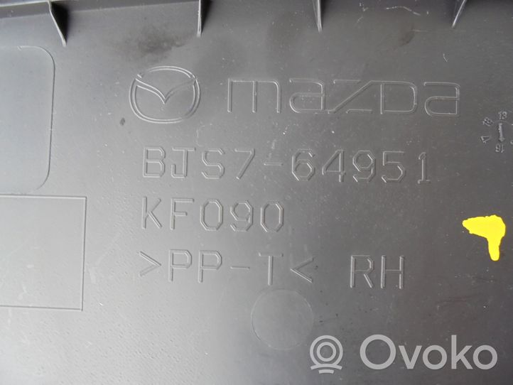 Mazda 3 II Muu keskikonsolin (tunnelimalli) elementti BJS764951