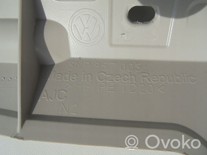 Volkswagen Tiguan Garniture panneau inférieur de tableau de bord 5NB857005