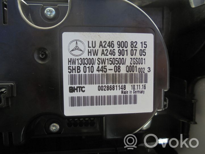 Mercedes-Benz B W246 W242 Ilmastoinnin ohjainlaite A1766800150