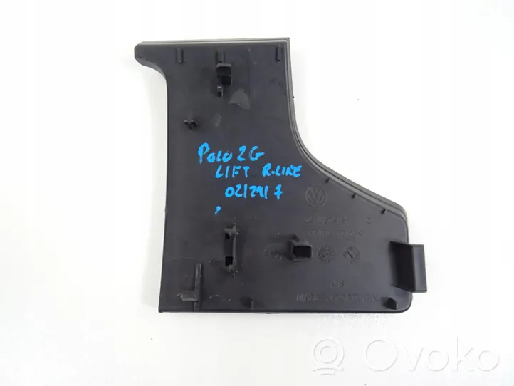 Volkswagen Polo VI AW Rivestimento laterale della consolle centrale anteriore 2G1857919