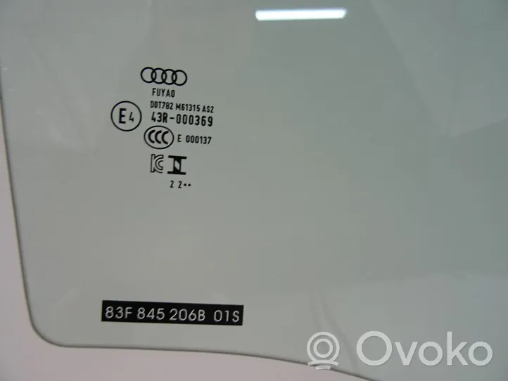 Audi Q3 F3 Takaoven ikkunalasi 83F845206B0