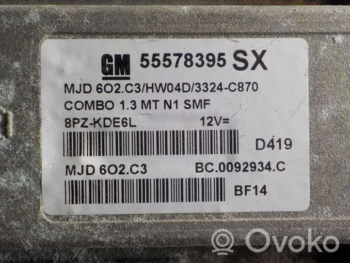 Opel Combo D Sterownik / Moduł ECU 55578395